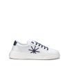 Uomo Manuel Ritz Sneakers | Sneakers Logo In Pelle Blu