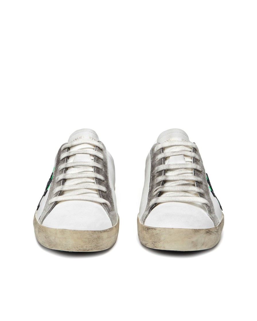 Uomo Manuel Ritz Sneakers | Sneakers "Don`T Forget To Smile" Bianco