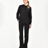 Donna Manuel Ritz Pantaloni | Pantalone Palazzo Misto Viscosa Stretch Nero