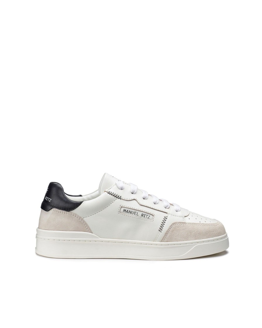 Uomo Manuel Ritz Sneakers | Sneakers In Pelle Nero