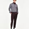 Uomo Manuel Ritz Camicie | Camicia Lavata Slim Stampa Floreale In Cotone Marrone