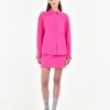 Donna Manuel Ritz Camicie | Overshirt Taglio Vivo Panno Stretch Rosa