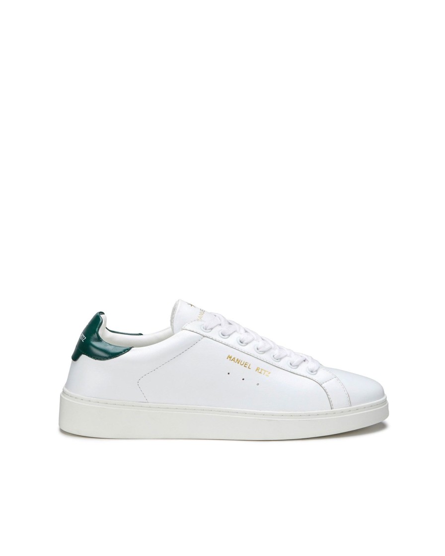 Uomo Manuel Ritz Sneakers | Sneakers In Pelle Verde