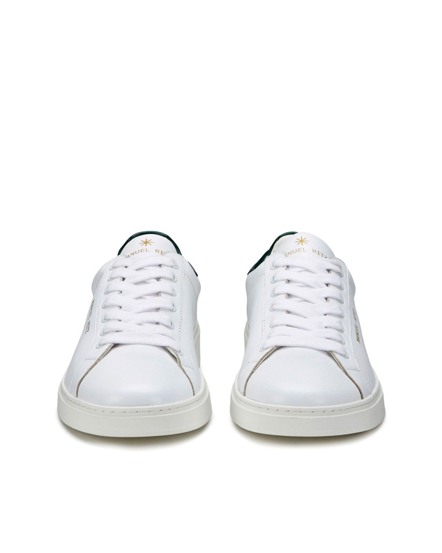 Uomo Manuel Ritz Sneakers | Sneakers In Pelle Verde