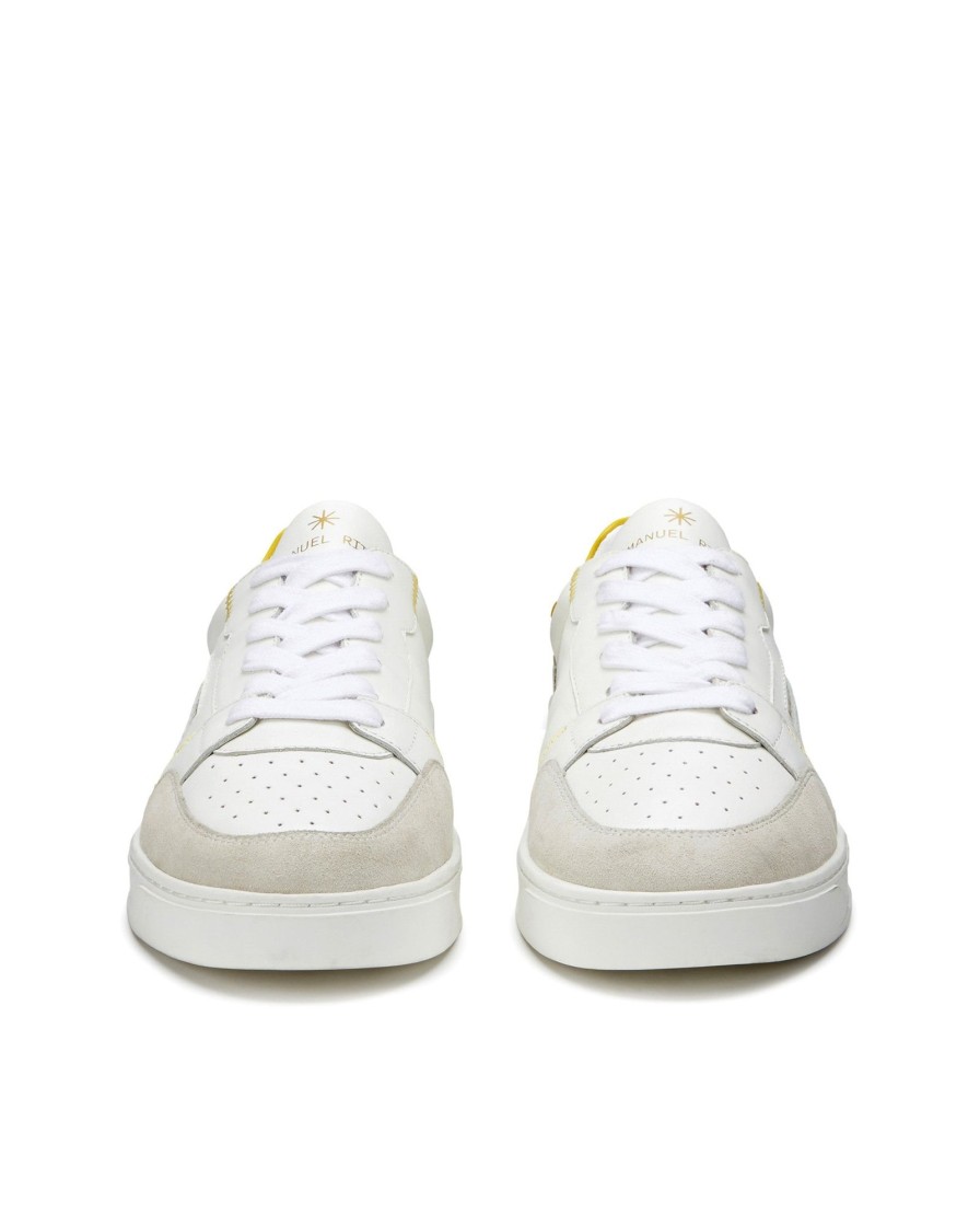 Uomo Manuel Ritz Sneakers | Sneakers In Pelle Giallo