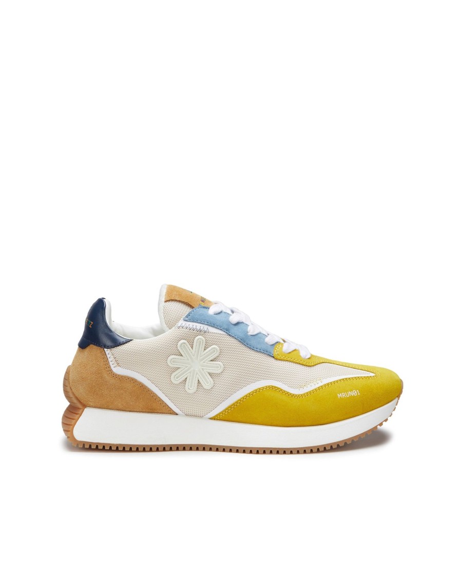 Uomo Manuel Ritz Sneakers | Running In Pelle Marrone