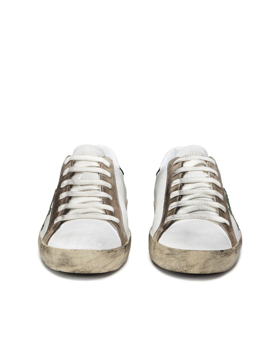 Uomo Manuel Ritz Sneakers | Sneakers "Don`T Forget To Smile" Verde