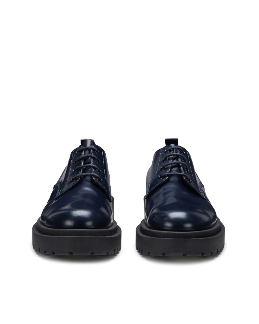 Uomo Manuel Ritz Formal | Derby In Pelle Blu