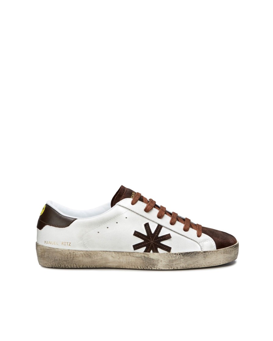 Uomo Manuel Ritz Sneakers | Sneakers Vintage Marrone